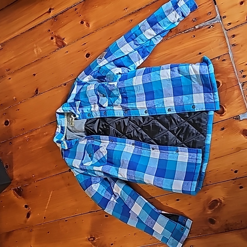 NWT Jiberish plaid flannel shacket size large